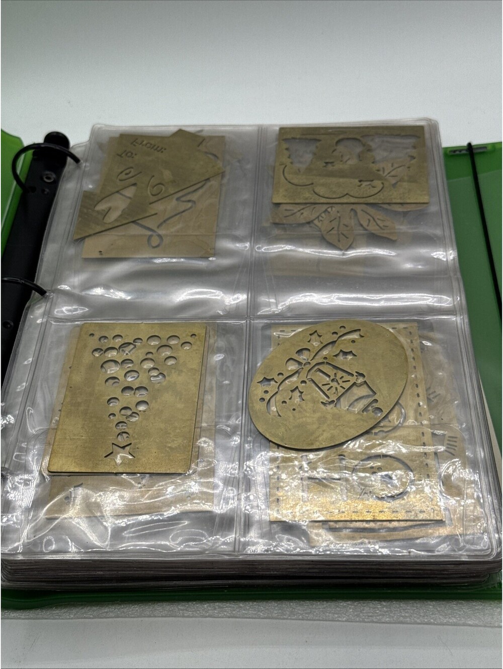 200+ Lasting Impressions Brass Embossing Stencils Christmas Assorted Sizes